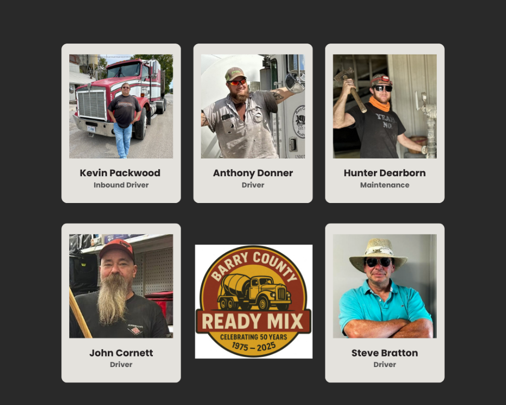 Barry County Ready Mix team